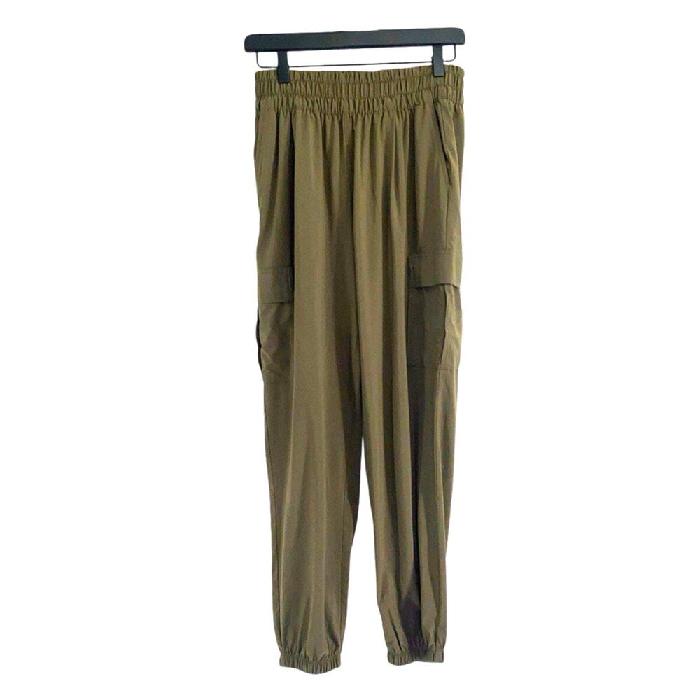 Vuori Villa Cargo Jogger Womens Small estimate Army Green High Rise Lightweight
